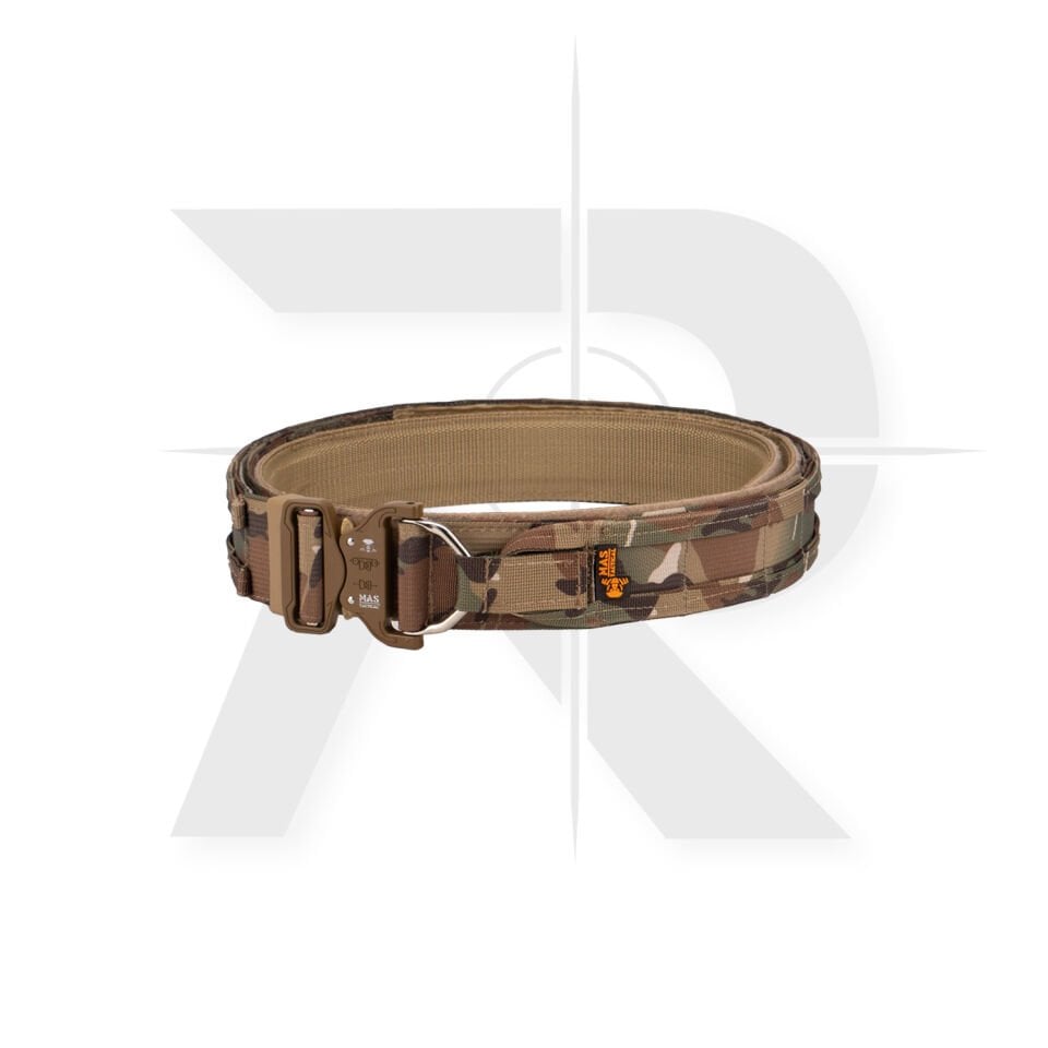 Mas Tactical Görev Kemeri 6164 D-Tokalı 50mm Multicam