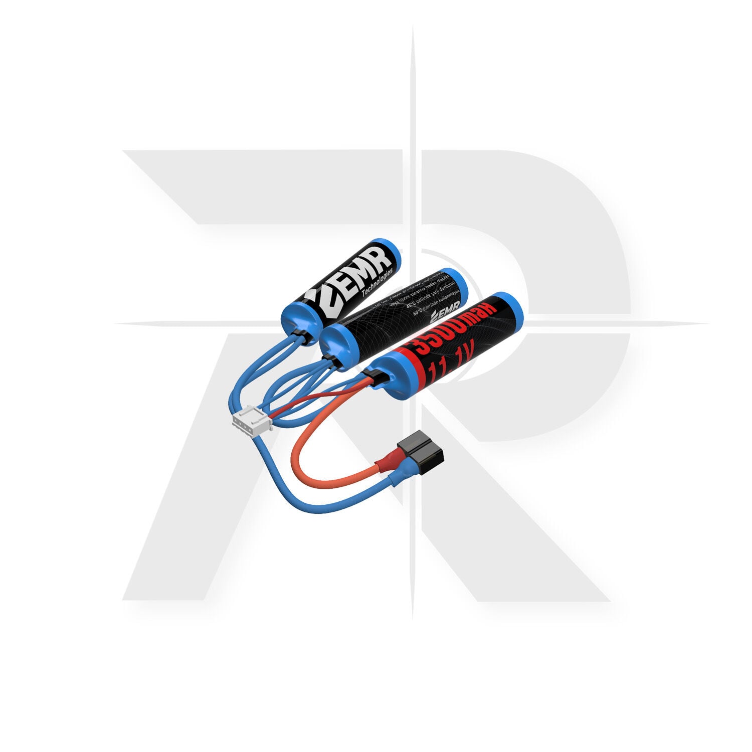 Emr 11.1v 3500mah Üç Yaprak Pil (T-Plug)