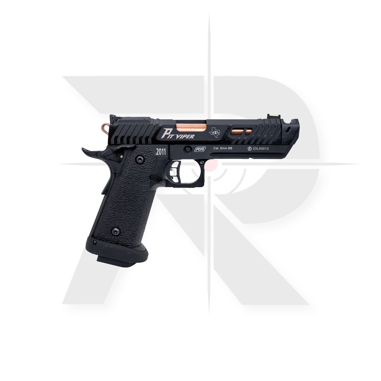Asg Sti Pit Viper Siyah Blowback Airsoft Tabanca